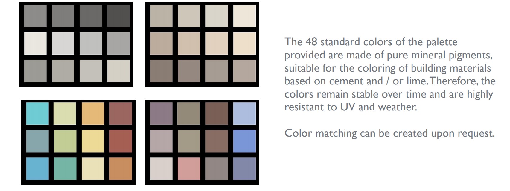 Microcement - Colors
