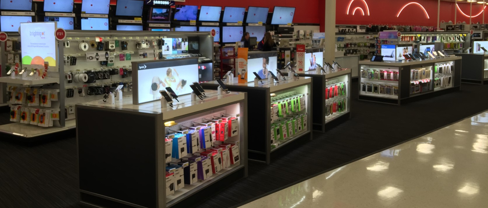 Target Electronics Cashwraps Fixtures